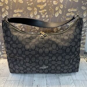 COACH EAST/WEST CELESTE HOBO SIGNATURE BAG (F58284) NO CROSSBODY STRAP